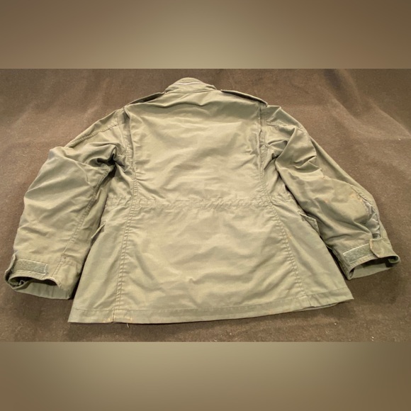 Vintage Vietnam Era M65 Military Jacket, Men’s Medium Short, Olive Drab Green - Picture 3 of 16